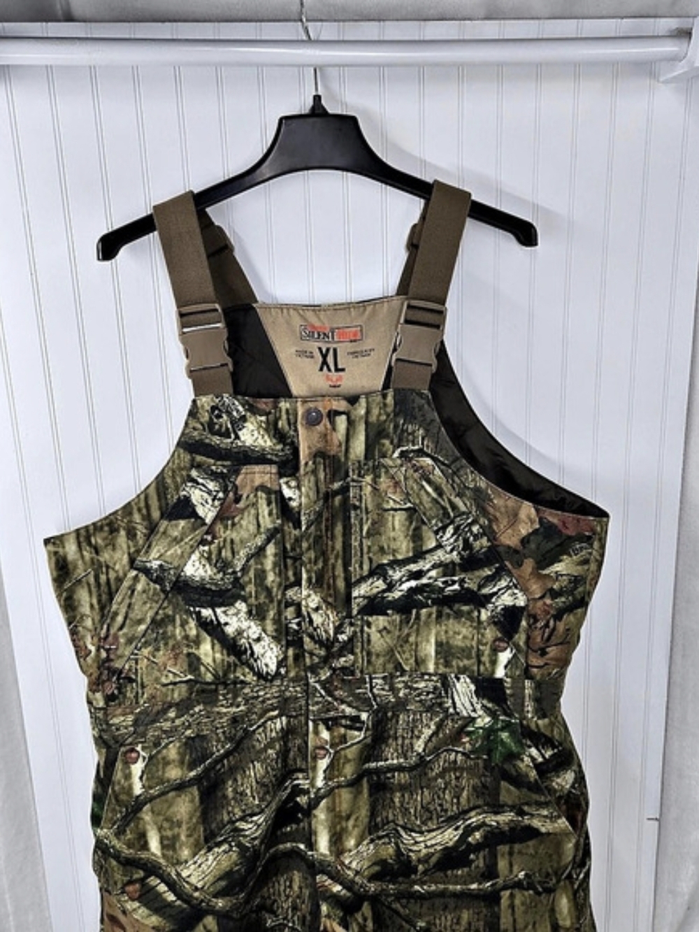 RedHead Silent Hide Mossy Oak Camo Hunting Bib Overalls XL Thermolite Warm